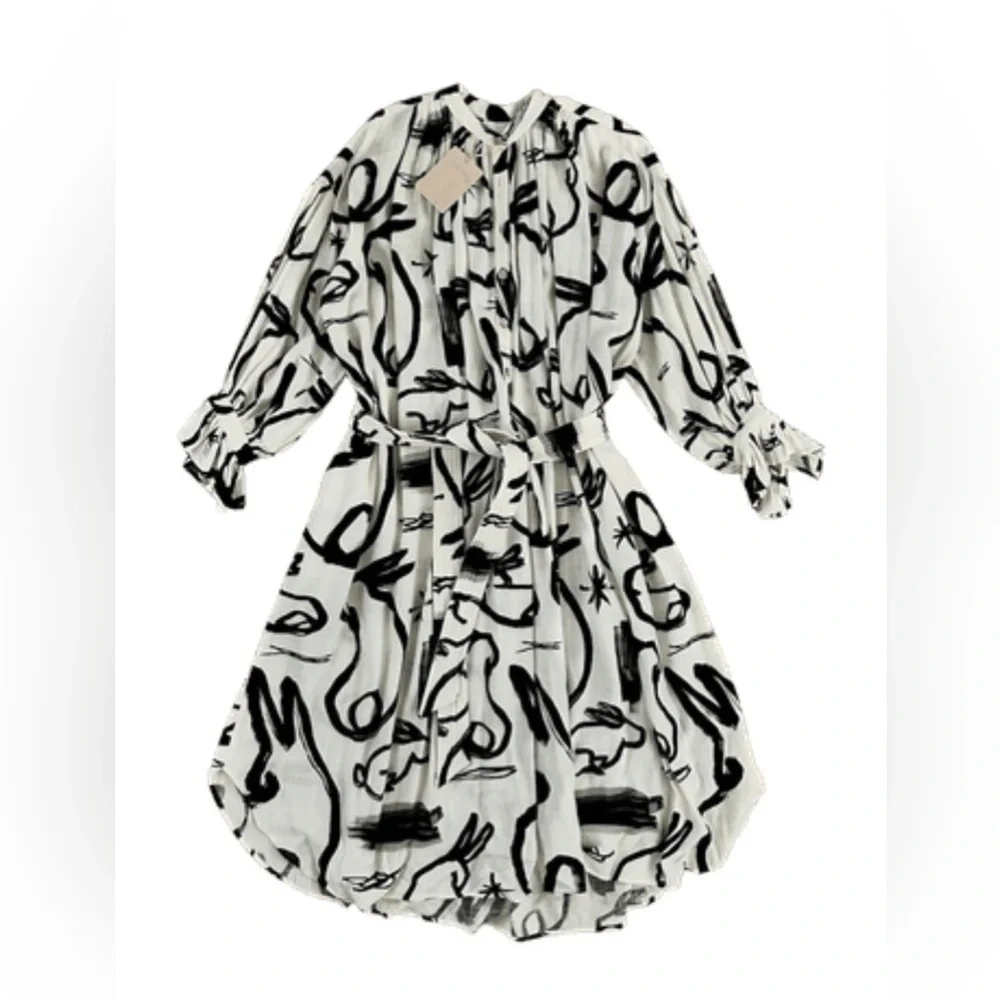 Claire Heinui Cleo Dress in Bunny Print